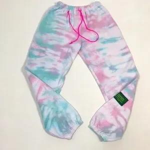 Danzy tie dye sweatpants hotsell